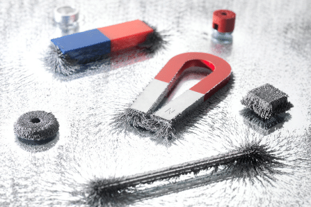 A difference between temporary magnet and permanent magnet